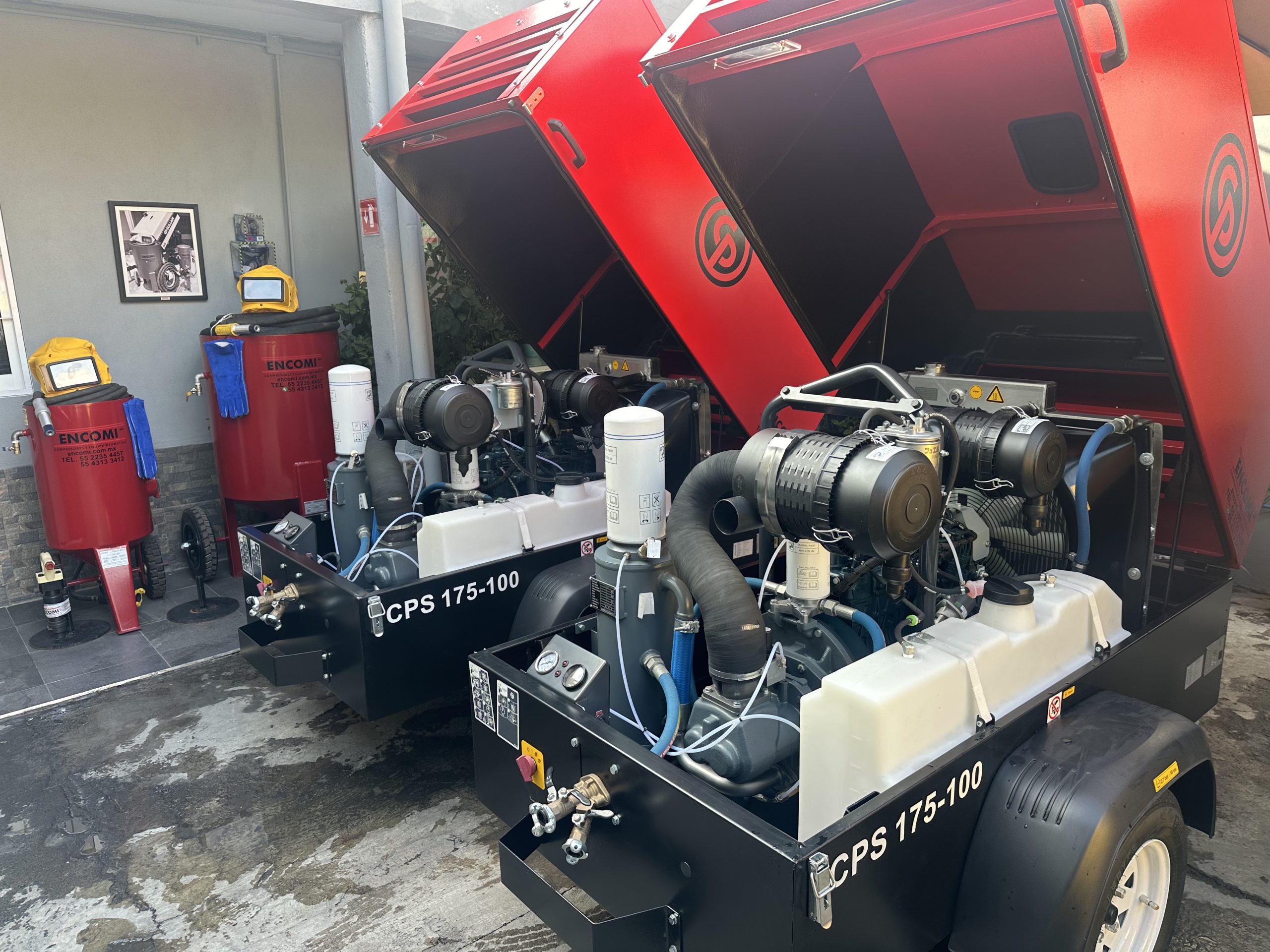 Compresor Chicago Pneumatic de 185 cfm: imagen 2