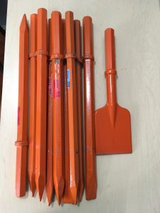 pulsetas para rompedora punta lapiz, cincel y tipo pala ENCOMI