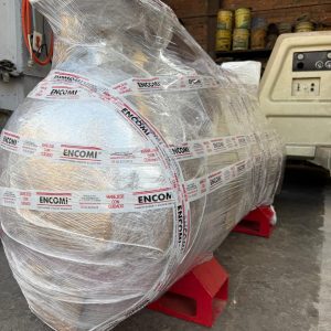 Tanque pulmon para aire comprimido de 500lts color rojo